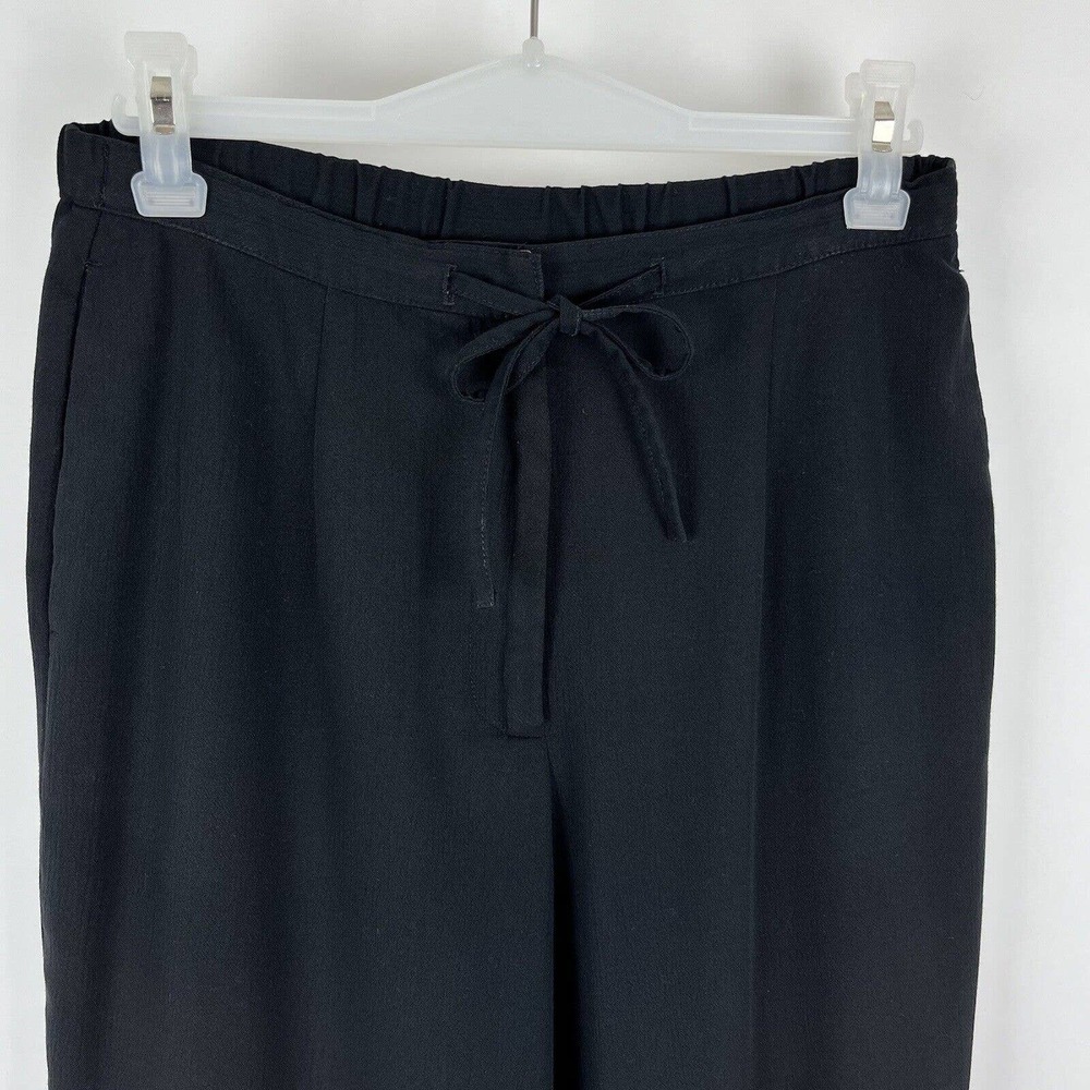 Pendleton Black Lightweight Elastic Tie Waist Wom… - image 3